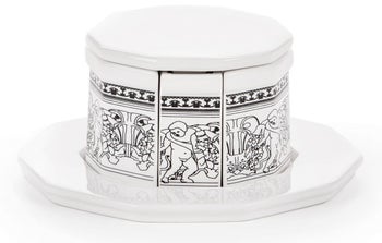 Solniczka i pieprzniczka Fontana czarno-biała – obraz-1