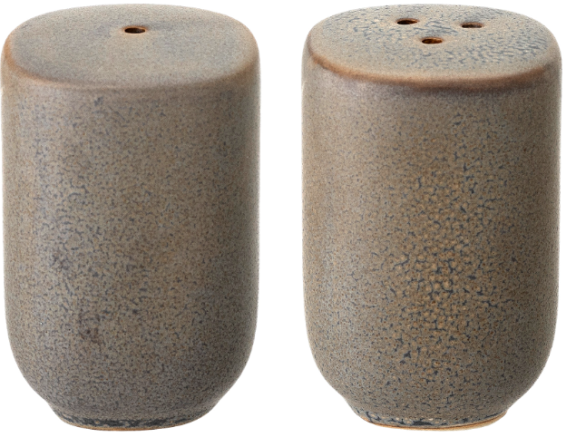 Solniczka i Pieprzniczka Kendra Ø5x7 cm szara (2-set) – obraz-1
