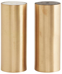 Solniczka i pieprzniczka SP Ø3x8 cm mosiężne – obraz-1