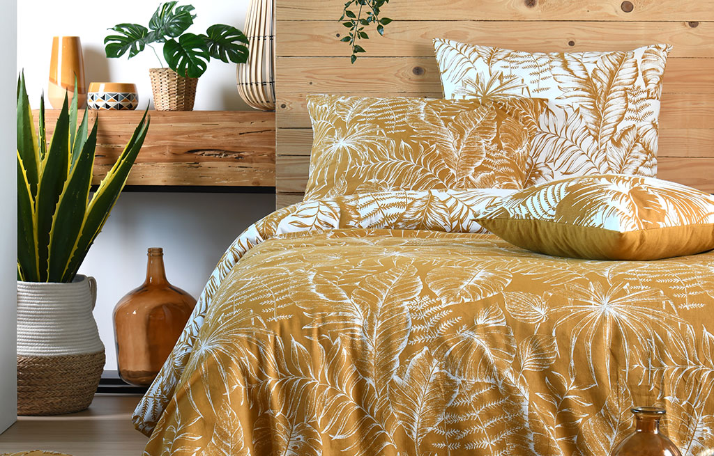 Спален комплект BAMAKO SAFFRON - 3 части – изображение-1