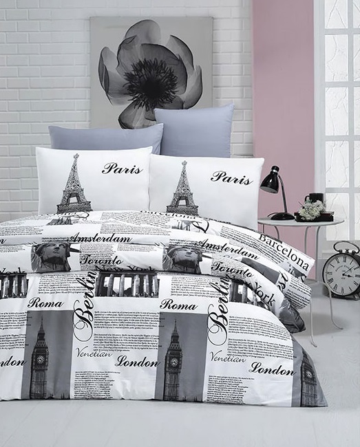 Спален комплект CITY - двоен с два плика – изображение-1