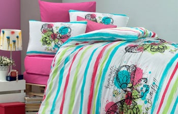 Спален комплект CUTE BUTERFLY  - единичен – изображение-1