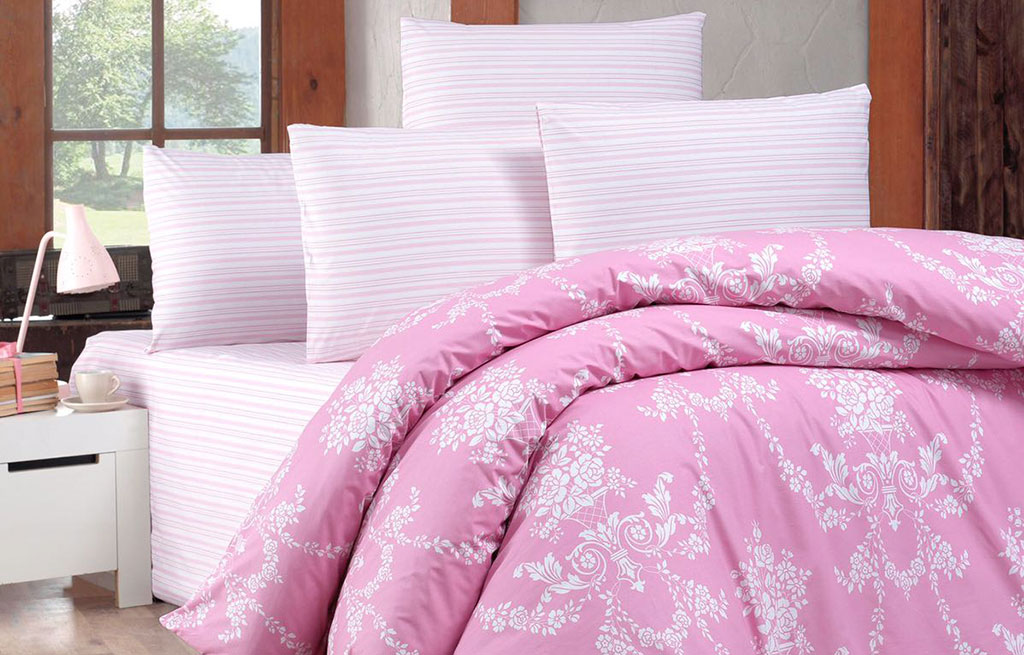 Спален комплект GLORIA PINK - двоен с два плика – изображение-1