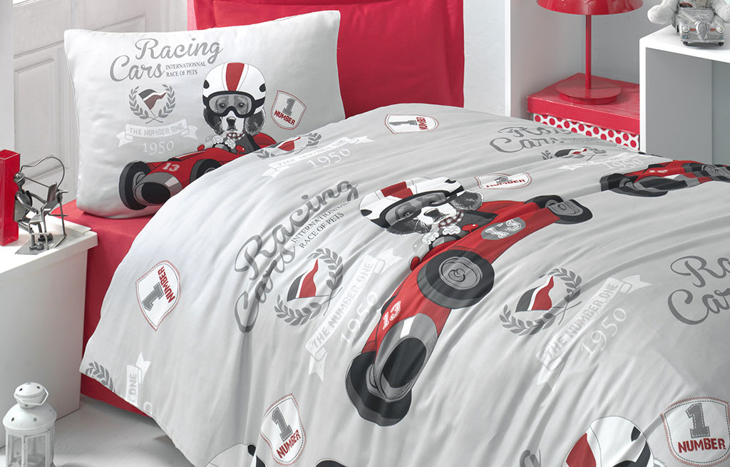 Спален комплект RACING CARS - единичен – изображение-1