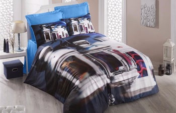 Спален комплект сатен делукс 3D LIGHT - двоен – изображение-1