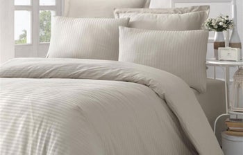 Спален комплект сатен делукс LINE - двоен – изображение-1