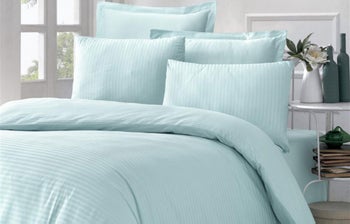 Спален комплект сатен делукс LINE - двоен – изображение-1