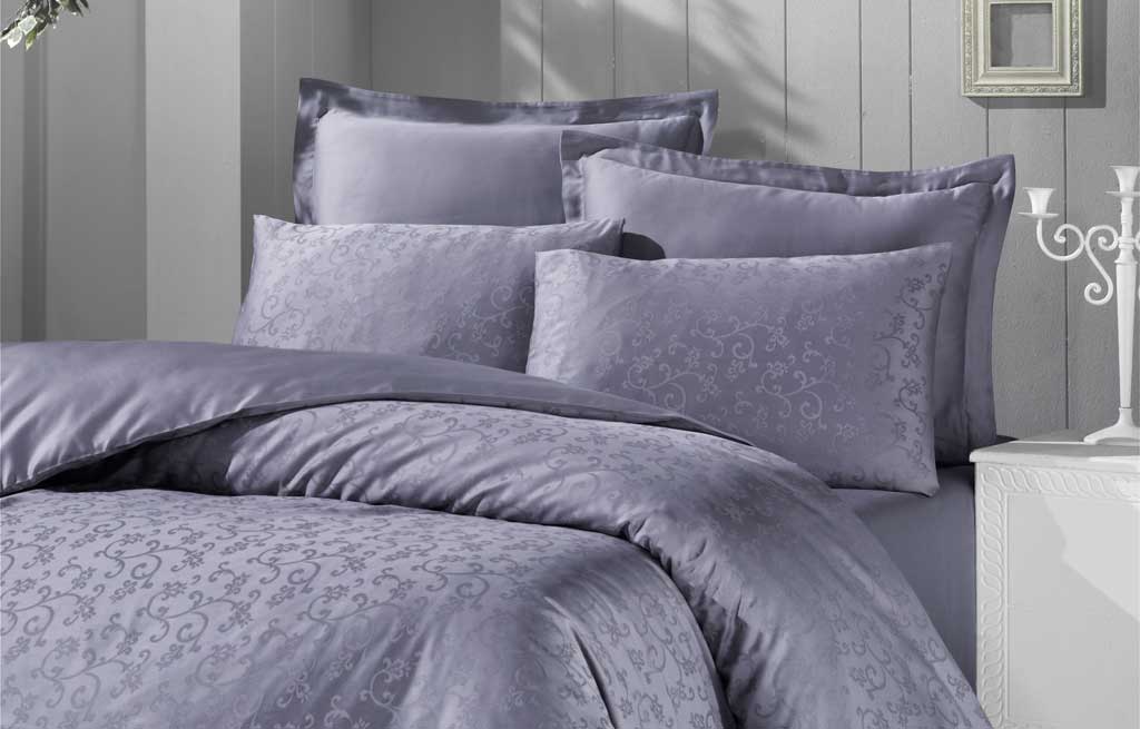 Спален комплект сатен делукс жакард – RIMMA - макси – изображение-1