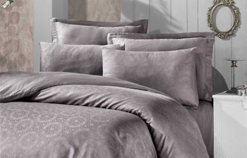 Спален комплект сатен делукс жакард – VALERIA - двоен – изображение-1