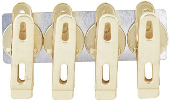 Spinacze na magnes (4-set) mosiężne – obraz-1