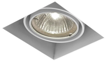 Squares 50x1 trimless wpuszczany biały mat – obraz-1