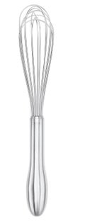 Stalowa trzepaczka do ubijania składników w srebrnym odcieniu 22,5 cm – grafika-1.