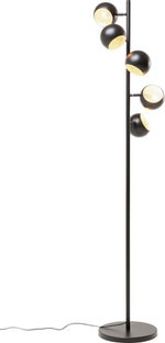 Lampa podłogowa Calotta czarna 5-lite 180cm – grafika-1.