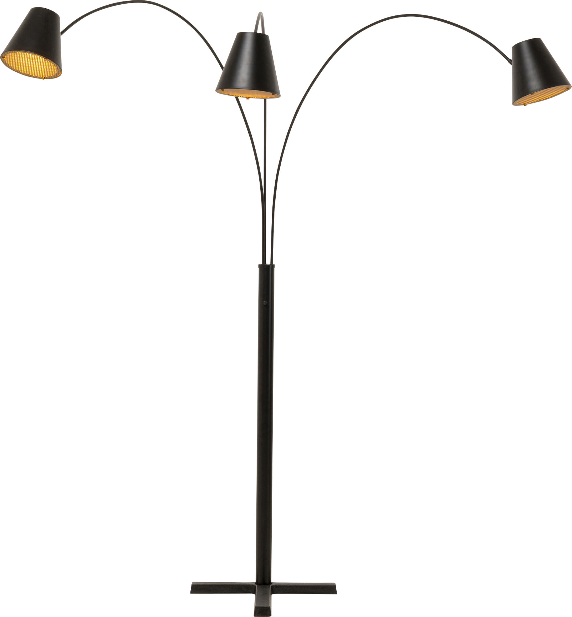 Lampadar Cappellino Negru Matt – imagine-1.