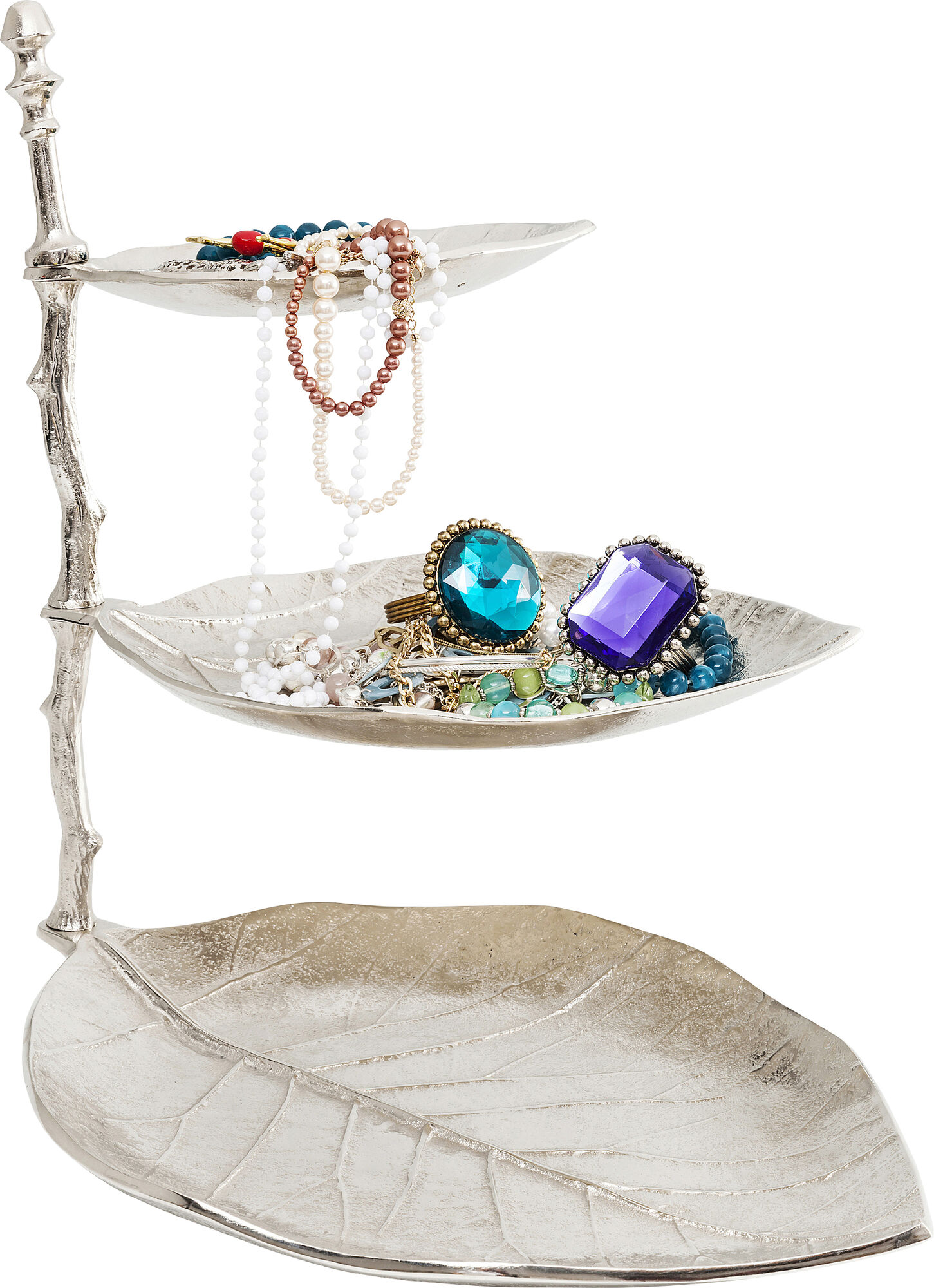 Etajera Leaf Argintiu – imagine-1.