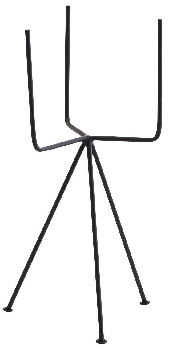 Stojak na doniczkę Juke 16x34 cm czarny – obraz-1