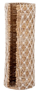 Stojak na papier toaletowy 17x46 cm z liścia bananowca – obraz-1