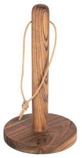 Stojak na ręczniki papierowe drewniany 14x26 cm – obraz-1