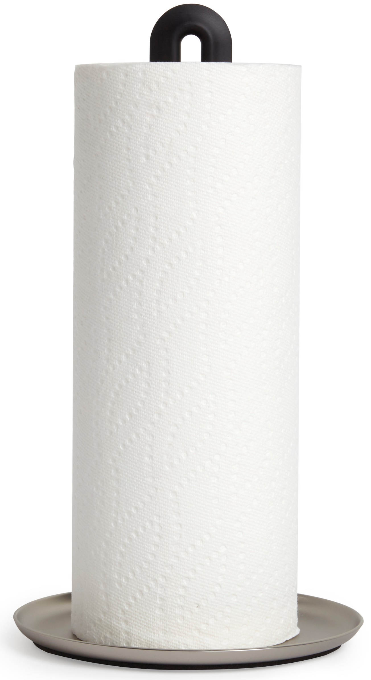 Stojak na ręczniki papierowe Keyhole 17x32 cm czarny  – obraz-1