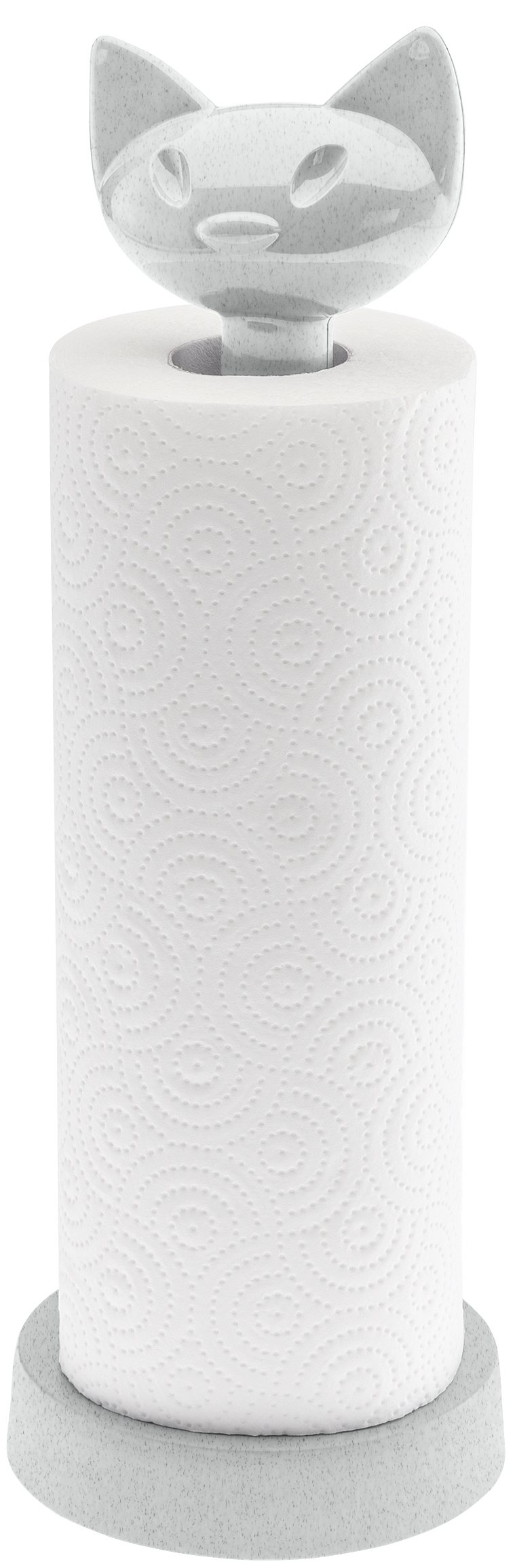Stojak na ręczniki papierowe Miaou Organic 13x37 cm szary – obraz-1