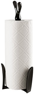 Stojak na ręczniki papierowe Roger 12x33 cm czarny – obraz-1