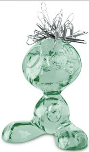 Stojak na spinacze biurowe Curly 7x9 cm zieleń eukaliptusowa – obraz-1