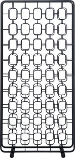 Stojak na wino Circles 80x173 cm czarny – obraz-1