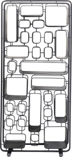 Stojak na wino Shapes 75x168 cm czarny – obraz-1