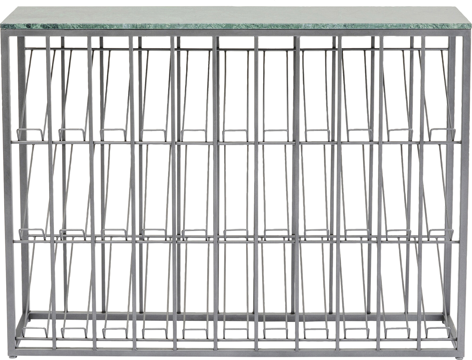 Stojak na wino Vinoteca 120x91 cm szary – obraz-1