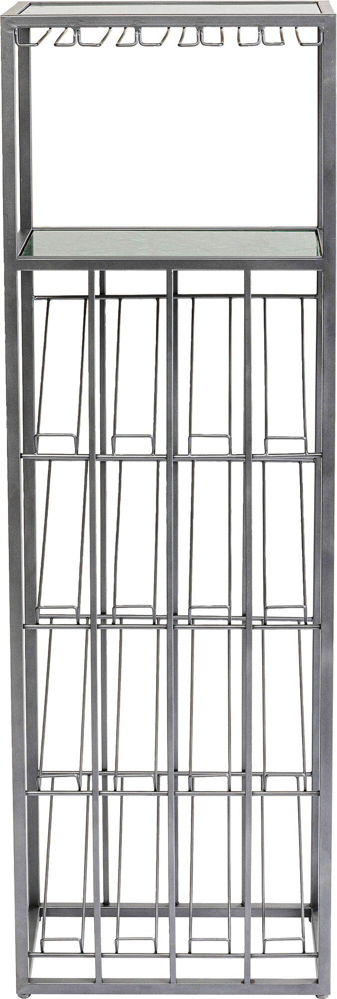 Stojak na wino Vinoteca 50x150 szary – obraz-1