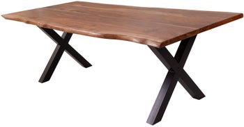 Stół 180 x 90 cm Amazonas z sheeshamu o wymiarach – grafika-1.