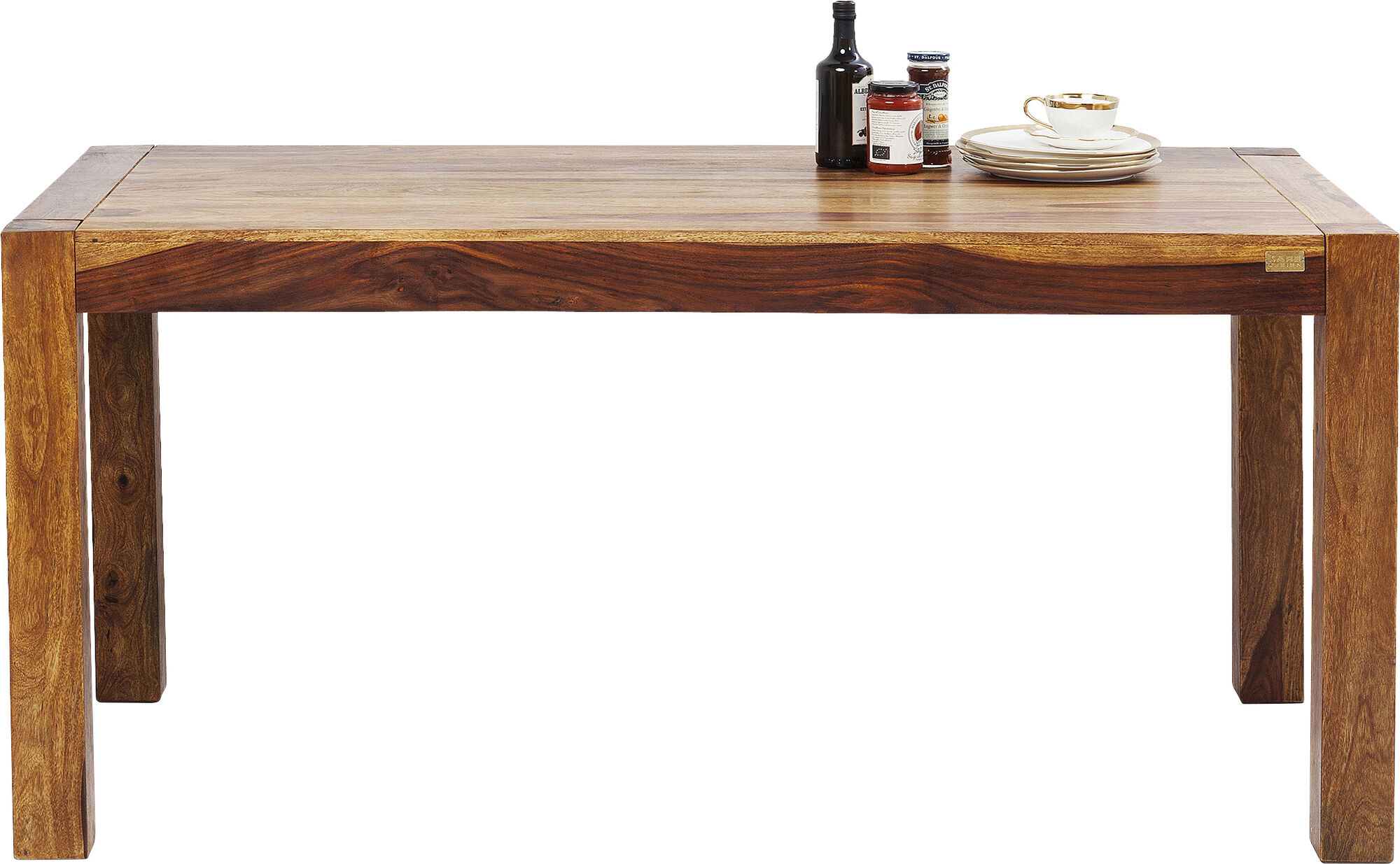 Matbord Authentico - Massivt Trä, 200x100cm – bild-1.