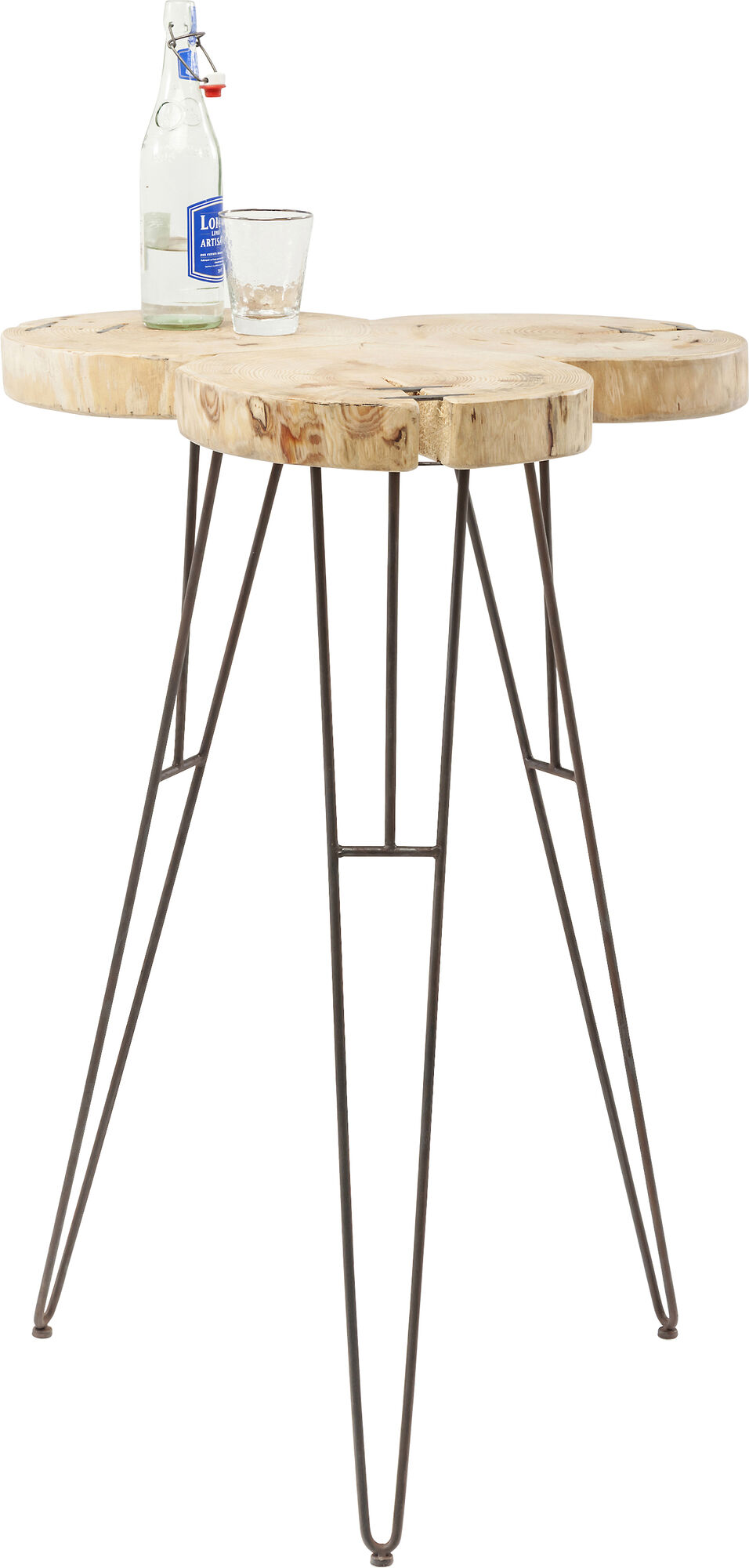 Stół barowy Wild Nature 73x70 cm drewniany – obraz-1