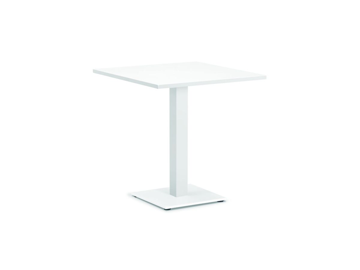 Stół bistro Faro 70x80 cm biały – obraz-1
