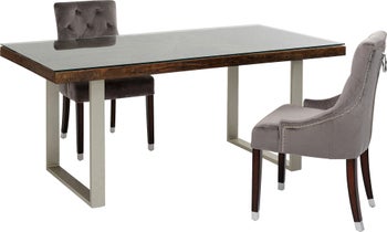 Spisebord Conley - Mørkt Tre & Grå 180x90cm – bilde-1.