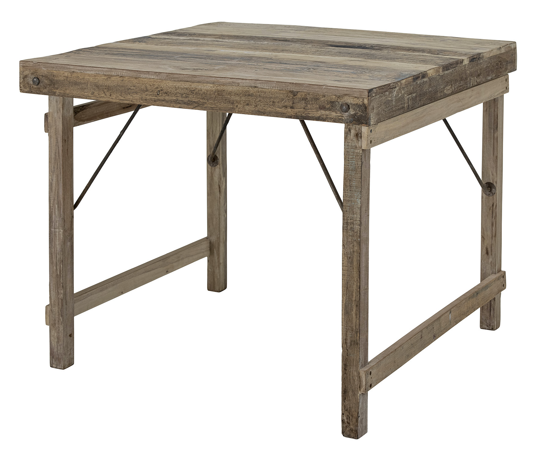 Stół drewniany eko naturalny 91x91 cm  – obraz-1