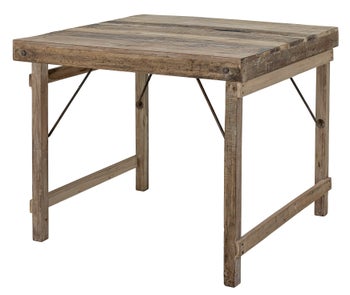 Stół drewniany eko naturalny 91x91 cm – obraz-1