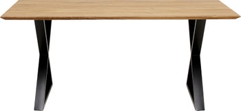 Mesa Symphony Roble Cross Negro 200x100cm – Imagen-1.