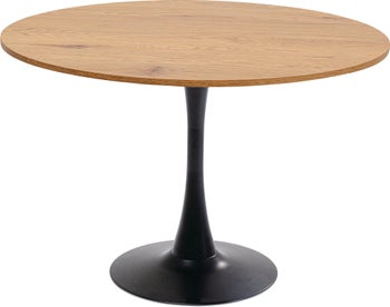 Mesa Schickeria aspecto roble negro Ø110cm – Imagen-1.