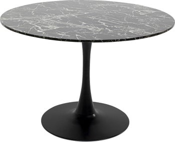 Masa Schickeria Marble negru Ø110cm – imagine-1.