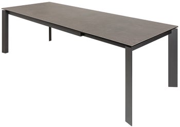 Stół 180 x 95 cm Elegancki do jadalni z ceramicznym blatem i metalowymi nogami – grafika-1.