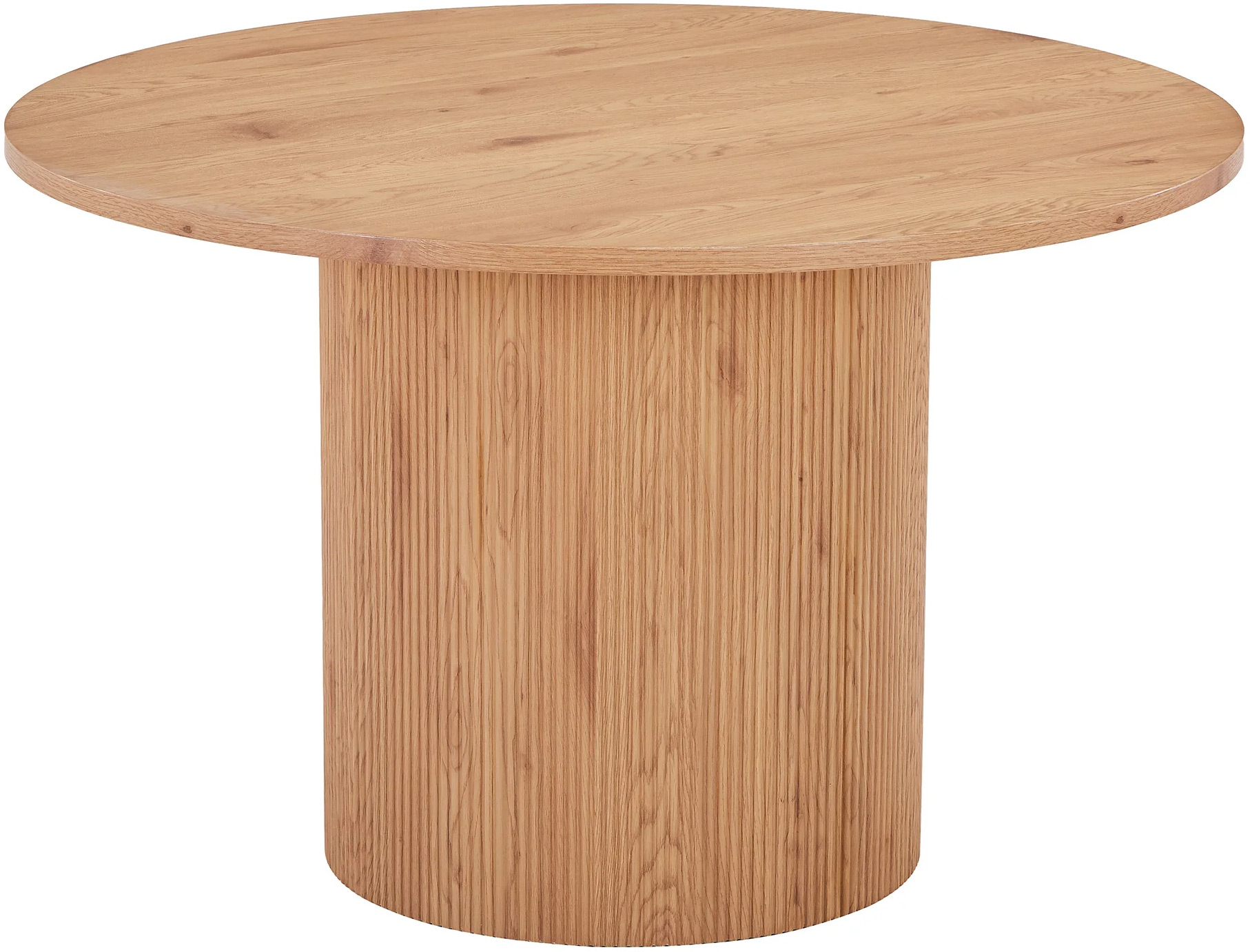 Stół do jadalni naturalny okrągły nowoczesny Ø120x75 cm – grafika-1.