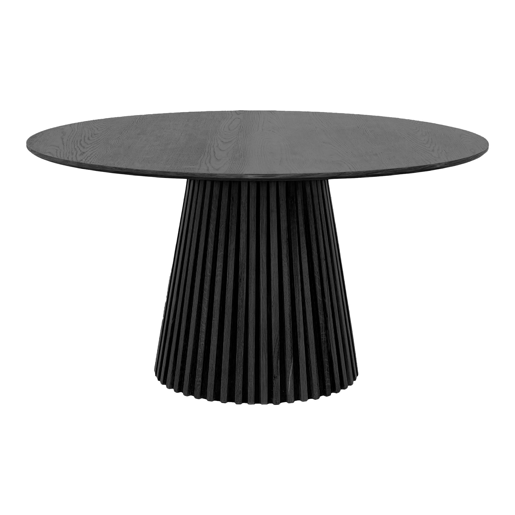 Stół do jadalni Osaki czarny ø140x75 cm – grafika-1.