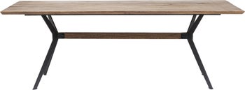Spisebord Downtown Massiv Eik Svart 220x100cm – bilde-1.