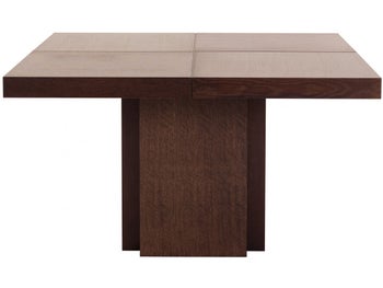 Stół Dusk 150x150 cm brązowy – obraz-1