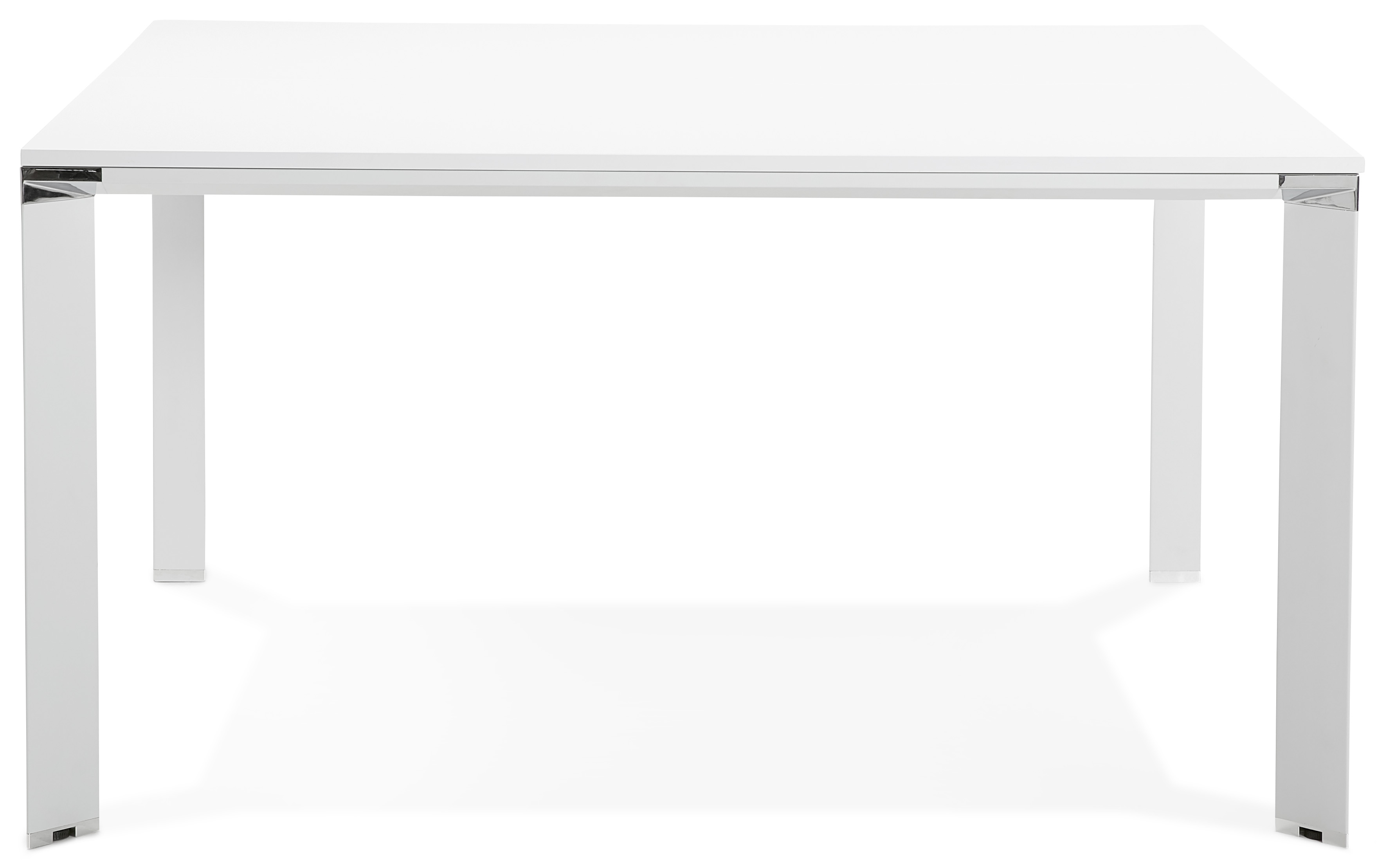 Stół Efyra 140x140 cm biały – obraz-1