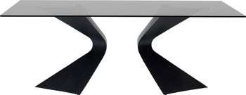 Gloria spisebord, sort stel 200x100 – billede-1.