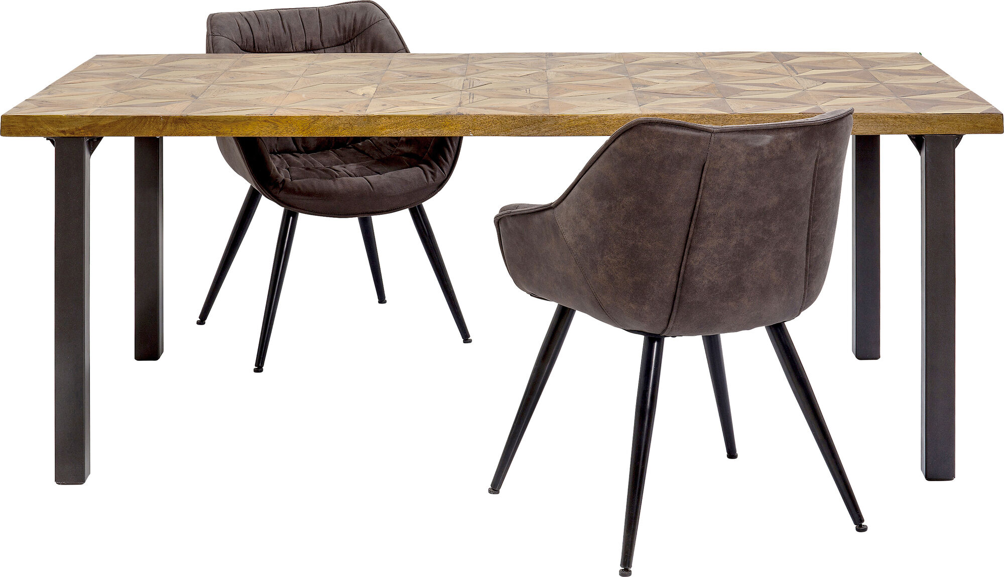 Stalas Illusion Gold 200x95cm – paveikslėlis-1.