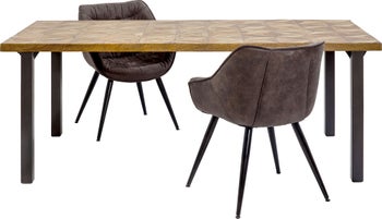 Stalas Illusion Gold 200x95cm – paveikslėlis-1.