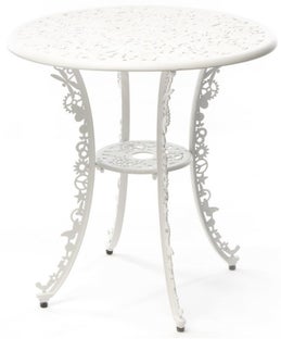 Stół Industry Ø70 cm biały – obraz-1